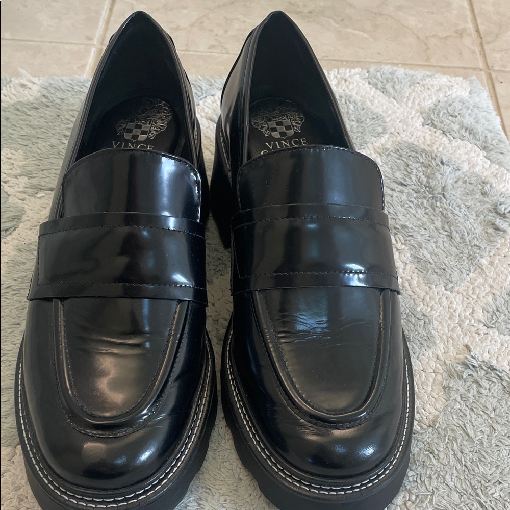 Vince Camuto Black Loafers